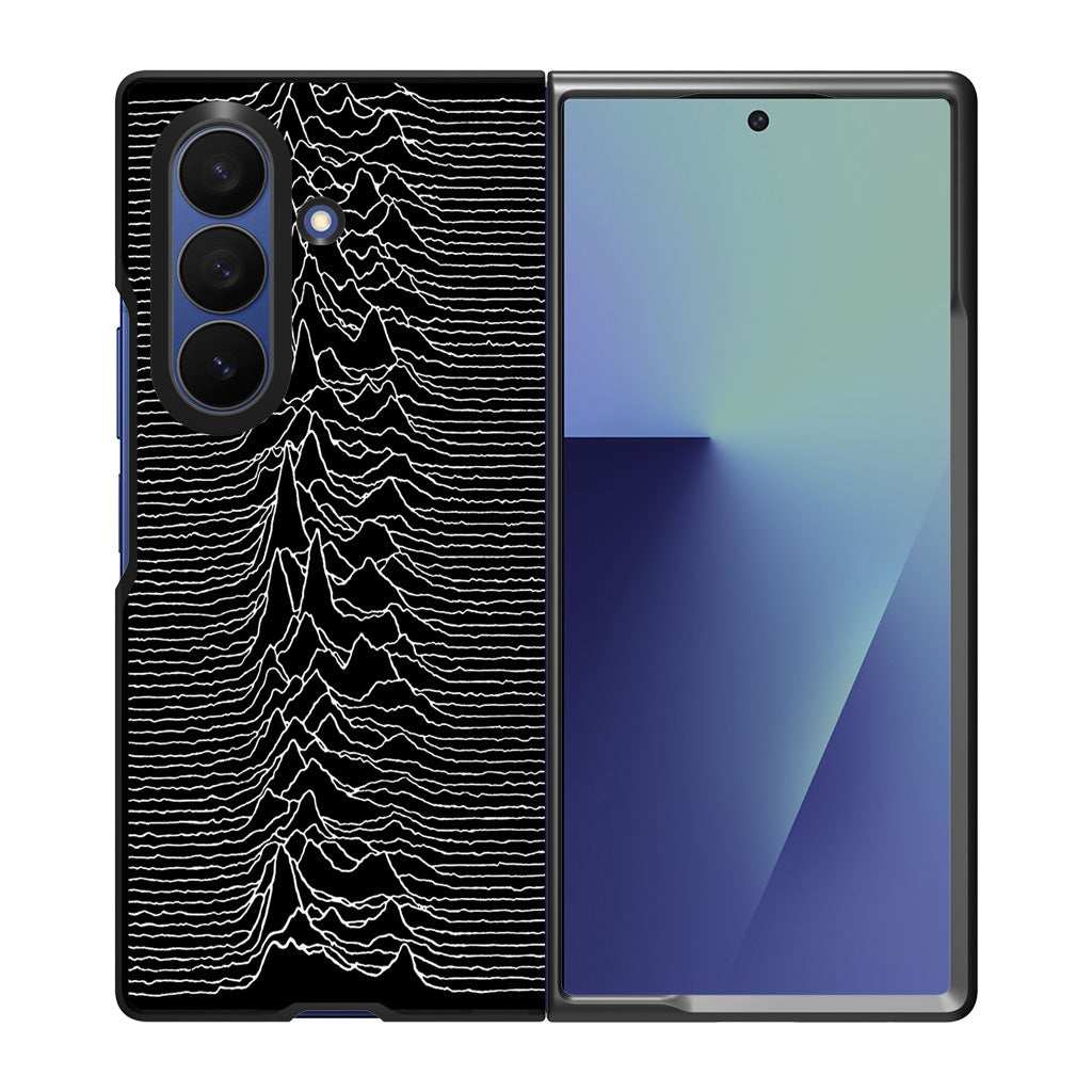 Joy Division Unknown Pleasures Samsung Galaxy Z Fold 7 Case