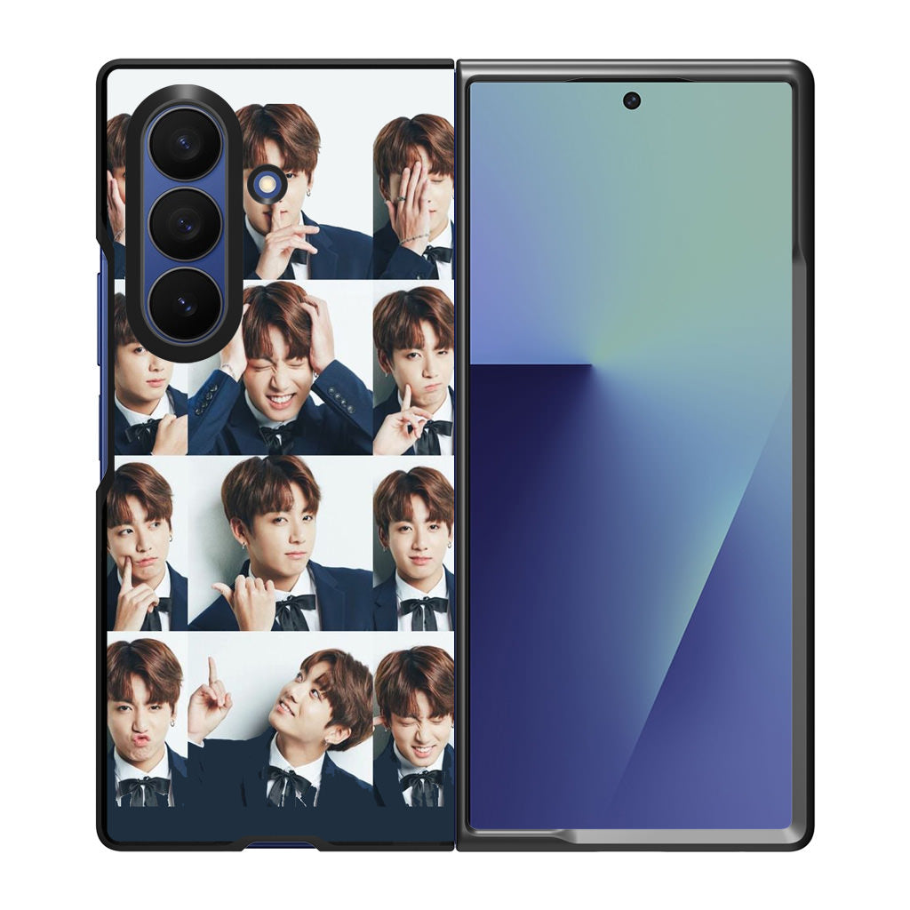 Jungkook Collage Samsung Galaxy Z Fold 7 Case