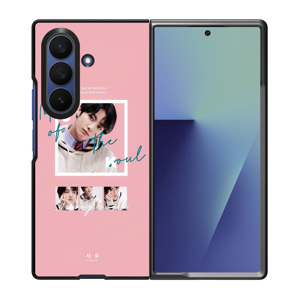 Jungkook Map Of The Soul BTS Samsung Galaxy Z Fold 7 Case