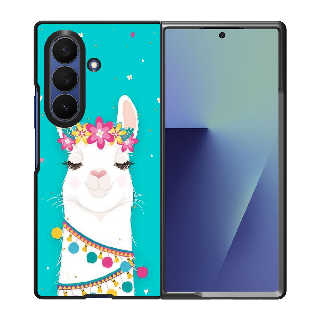 Llama Art Samsung Galaxy Z Fold 7 Case