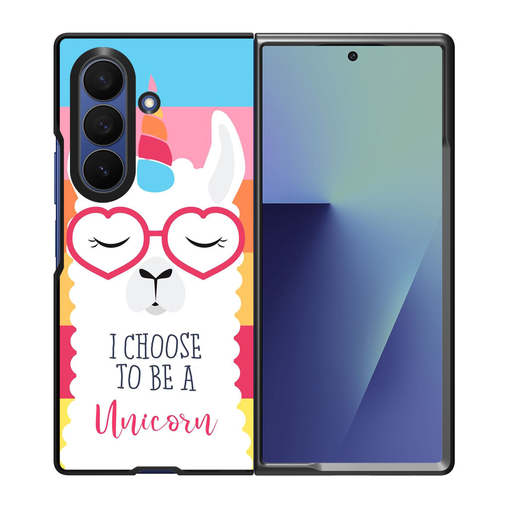 Llama Unicorn Samsung Galaxy Z Fold 7 Case