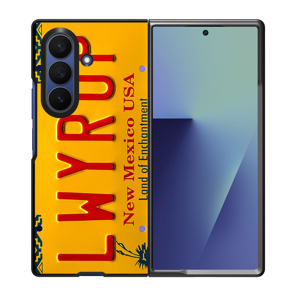 LWYRUP License Plate Samsung Galaxy Z Fold 7 Case