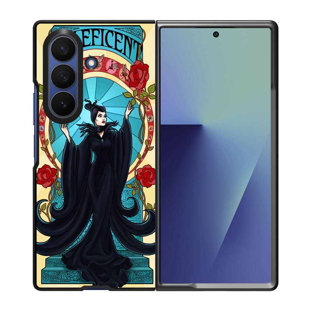 Maleficent With Flower Samsung Galaxy Z Fold 7 Case