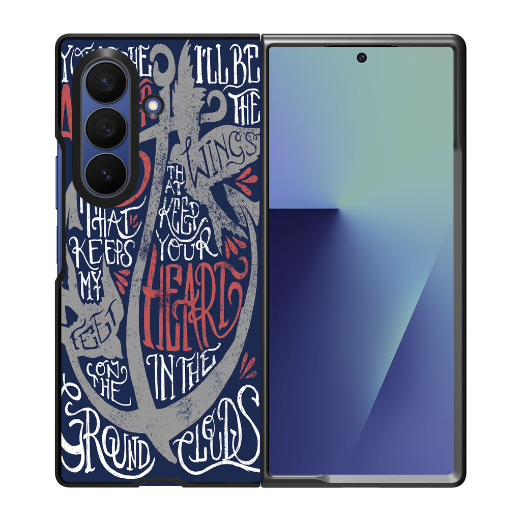 Mayday Parade You Be The Anchor Samsung Galaxy Z Fold 7 Case