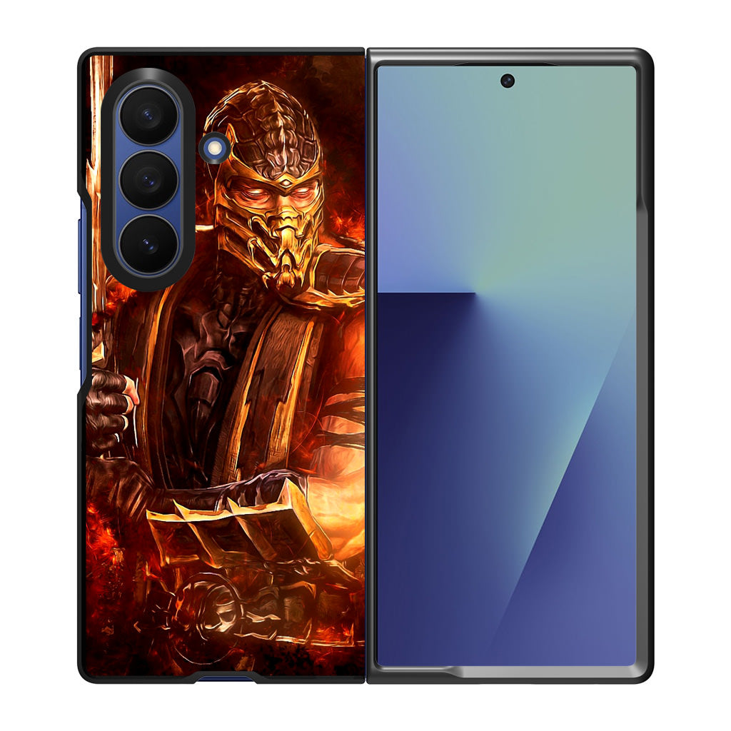 Mortal Kombat Scorpion Samsung Galaxy Z Fold 7 Case