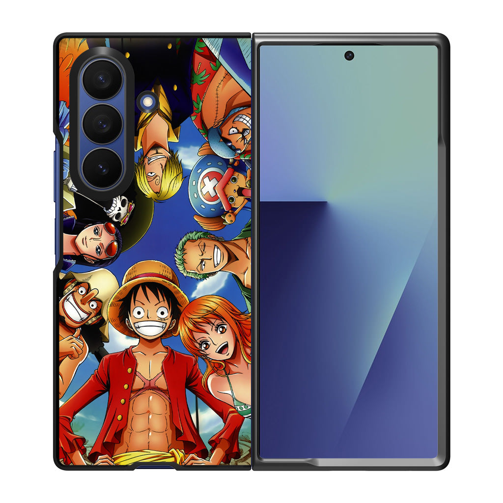 One Piece Luffy Crew Samsung Galaxy Z Fold 7 Case