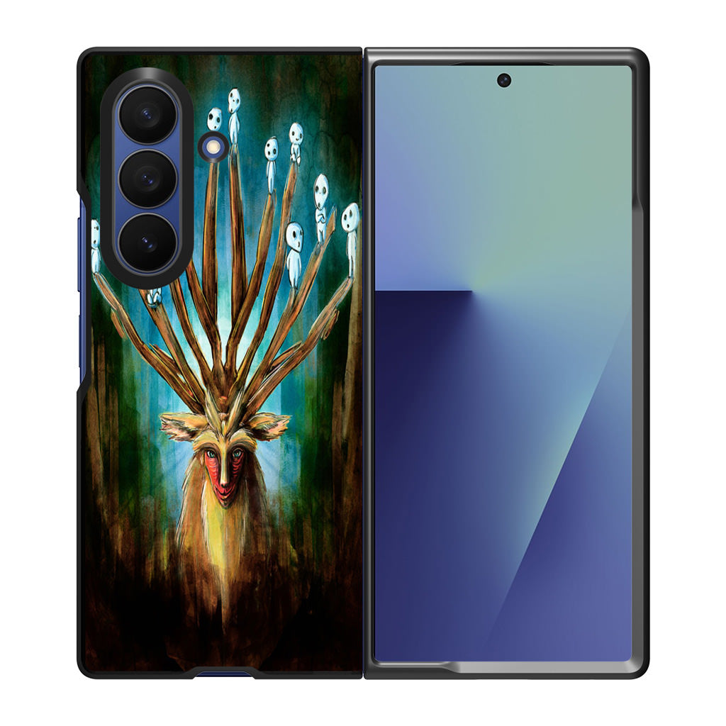 Princess Mononoke Forest Spirit Samsung Galaxy Z Fold 7 Case