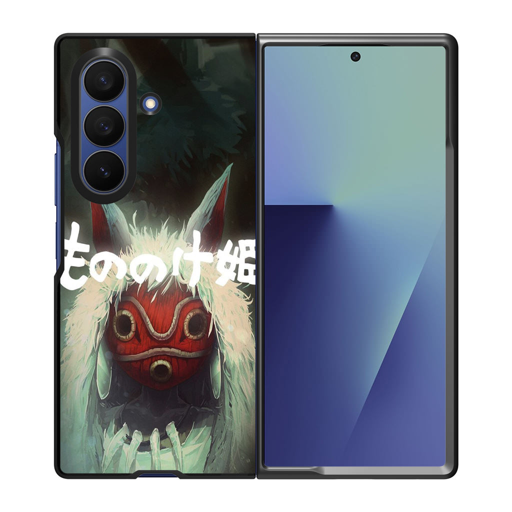 Princess Mononoke Mask Samsung Galaxy Z Fold 7 Case