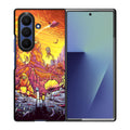 Rick And Morty Alien Planet Samsung Galaxy Z Fold 7 Case