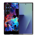 Rick And Morty Flat Galaxy Samsung Galaxy Z Fold 7 Case
