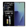 Rick And Morty Quotes Samsung Galaxy Z Fold 7 Case