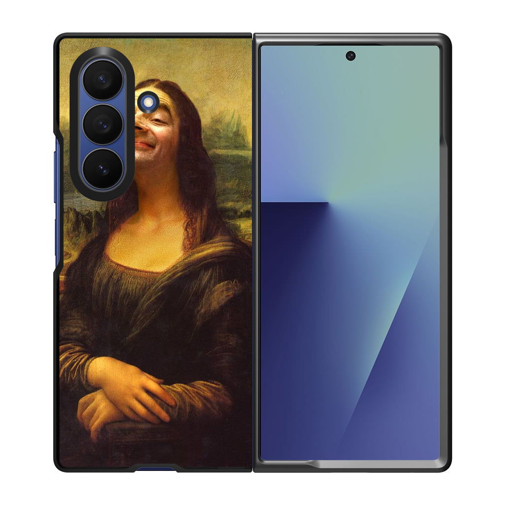 Rowan Atkinson Monalisa Funny Samsung Galaxy Z Fold 7 Case