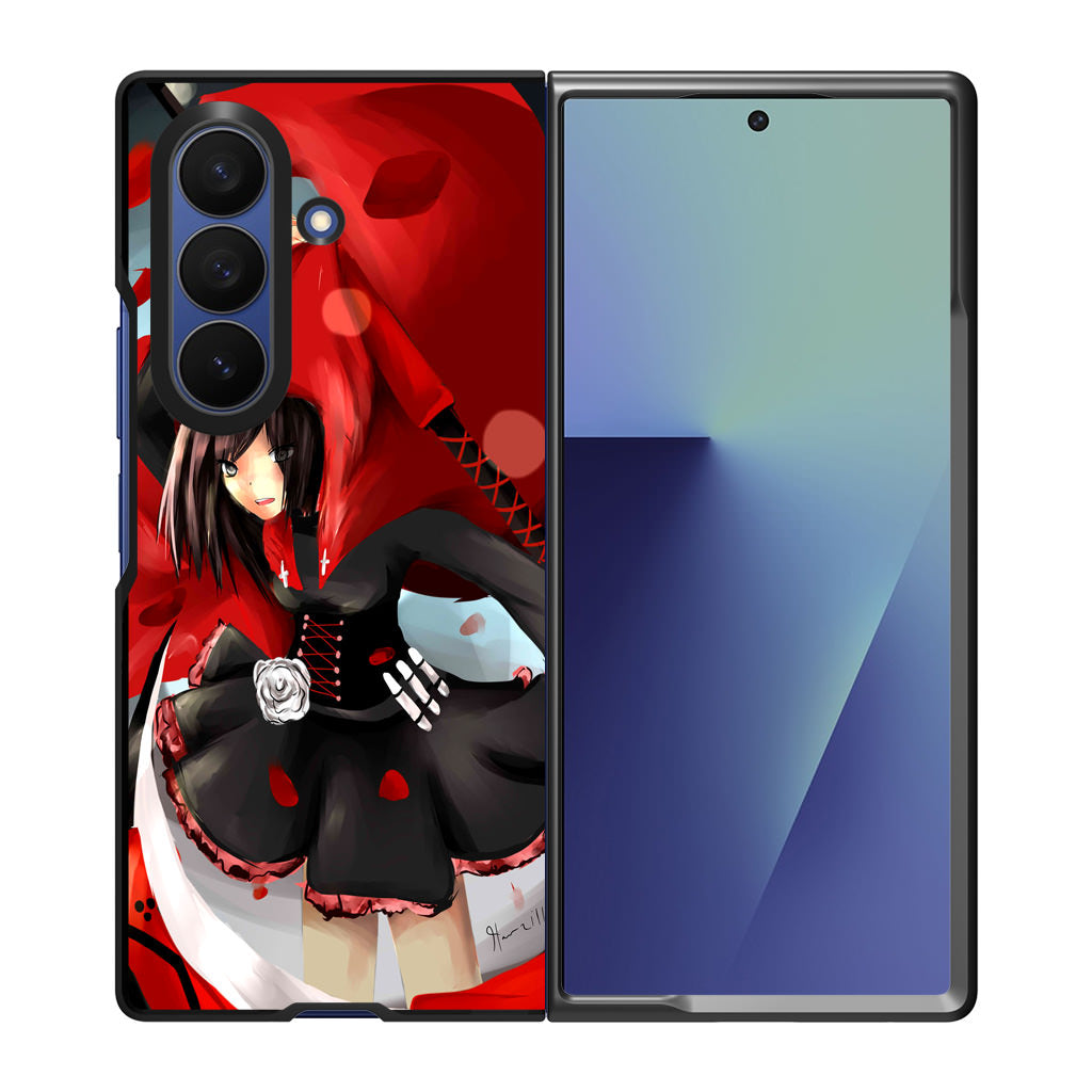 RWBY Ruby Rose Samsung Galaxy Z Fold 7 Case