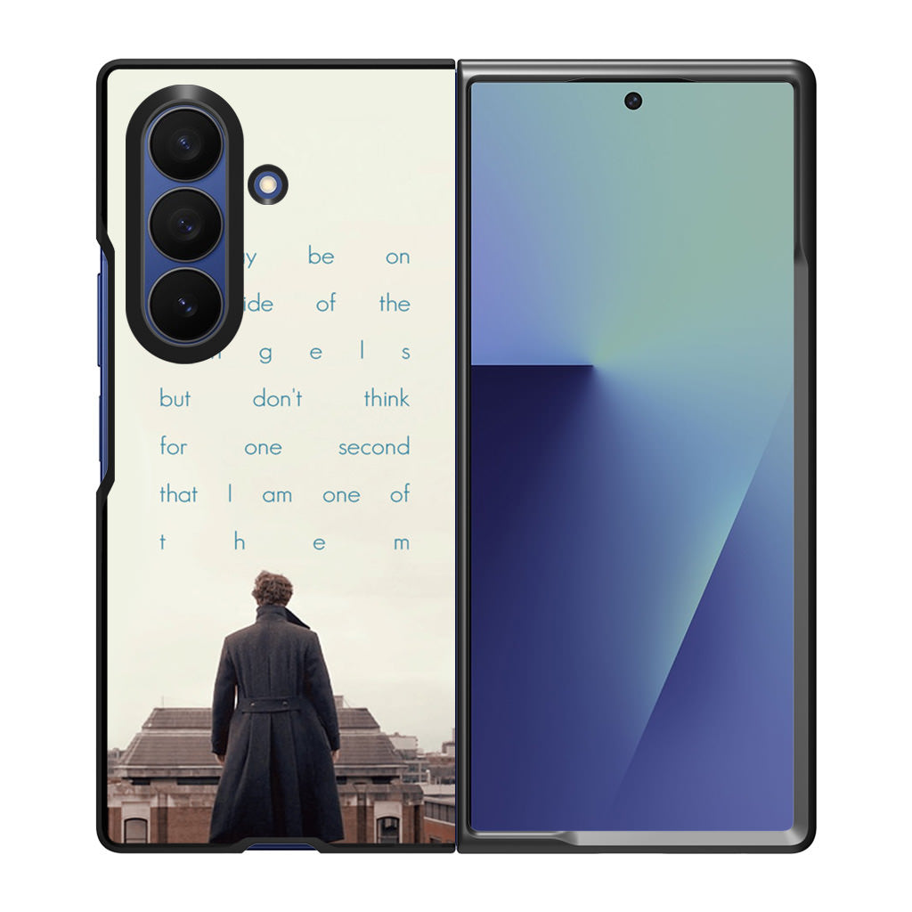 Sherlock Holmes Quote Samsung Galaxy Z Fold 7 Case