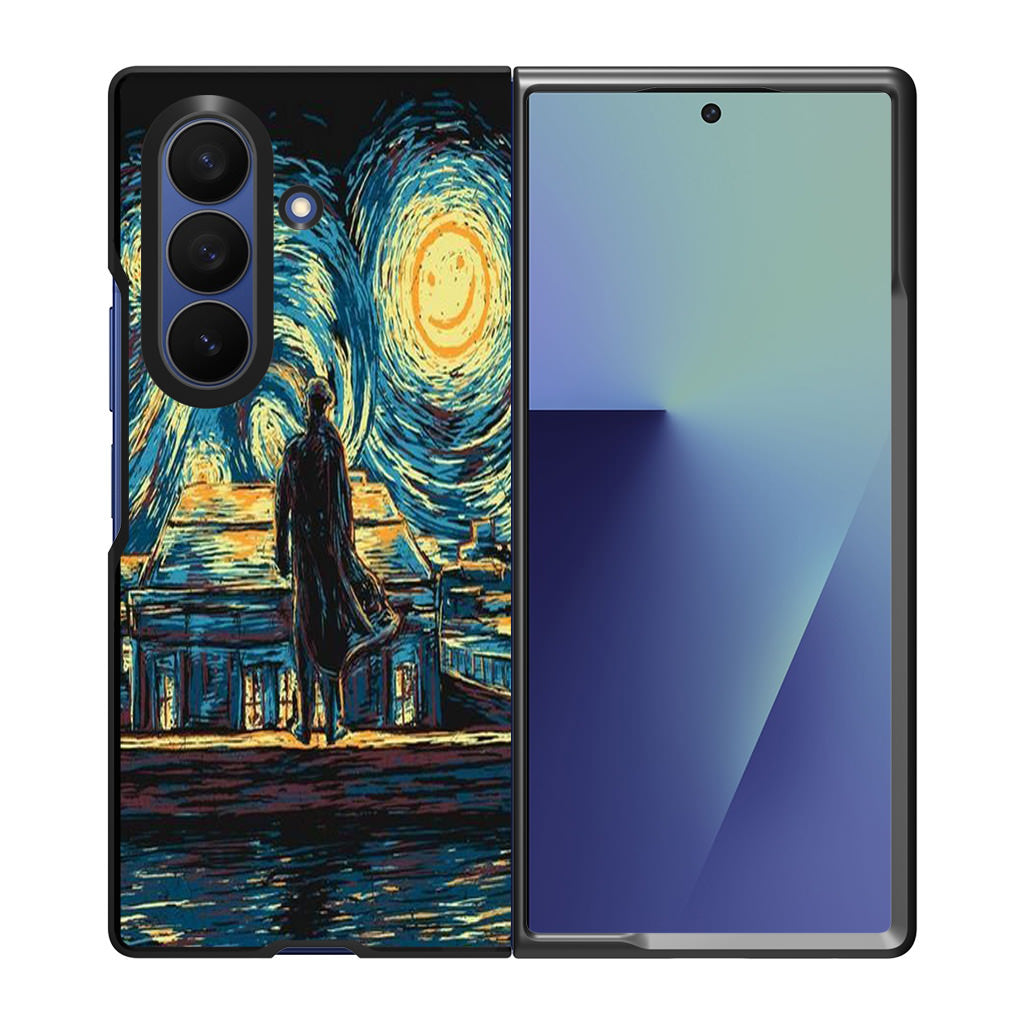 Sherlock Starry Night Samsung Galaxy Z Fold 7 Case