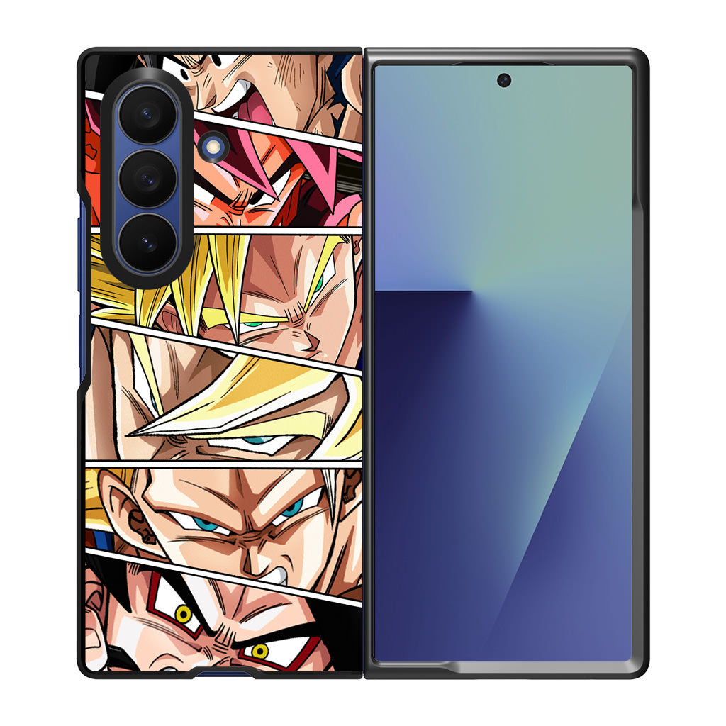 Son Goku Forms Samsung Galaxy Z Fold 7 Case