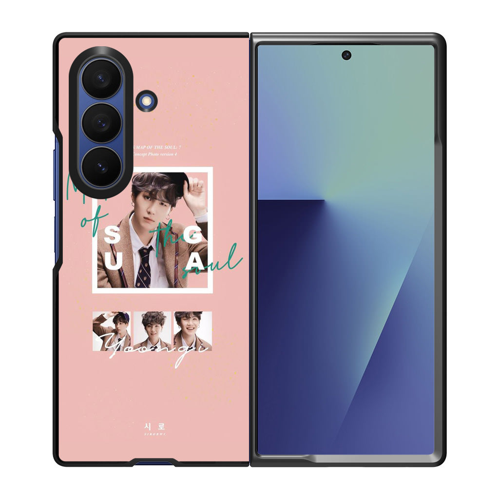 Suga Map Of The Soul BTS Samsung Galaxy Z Fold 7 Case
