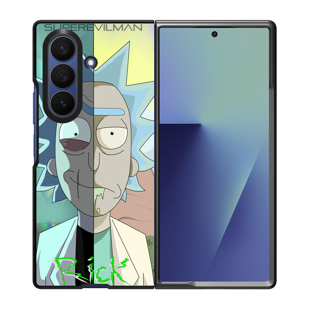 Super Evil Man Rick And Rick Samsung Galaxy Z Fold 7 Case