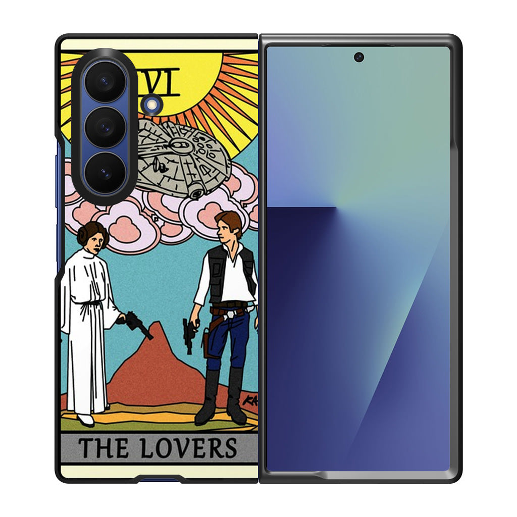 The Lovers Tarot Card Samsung Galaxy Z Fold 7 Case