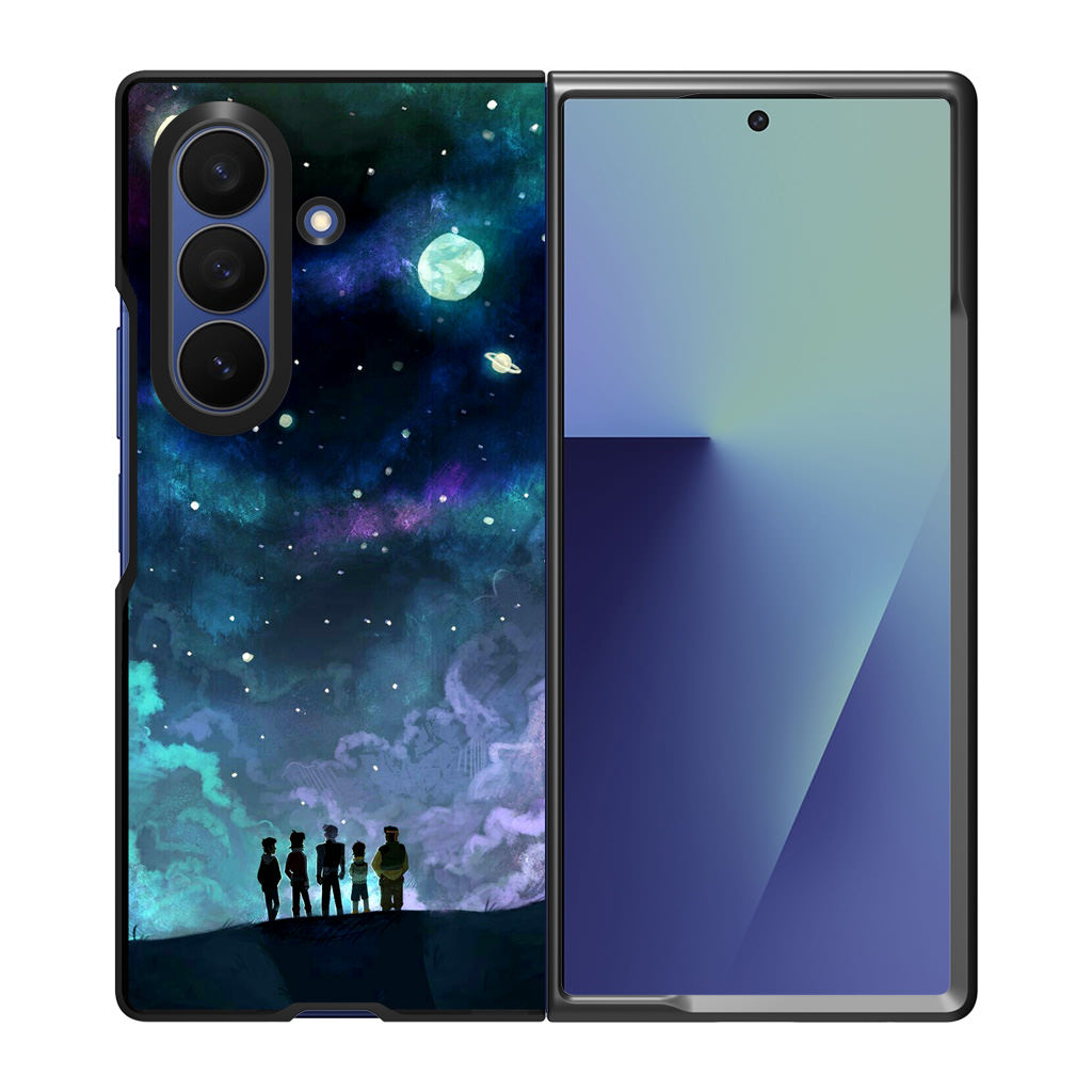 Voltron In Space Nebula Samsung Galaxy Z Fold 7 Case