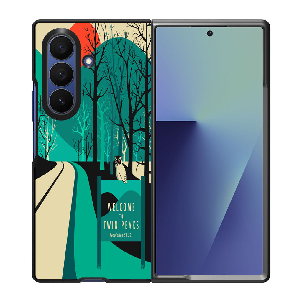 Welcome To Twin Peaks Samsung Galaxy Z Fold 7 Case