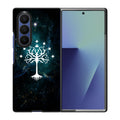 White Tree Of Gondor In Space Nebula Samsung Galaxy Z Fold 7 Case