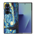 Witch Flying In Van Gogh Starry Night Samsung Galaxy Z Fold 7 Case