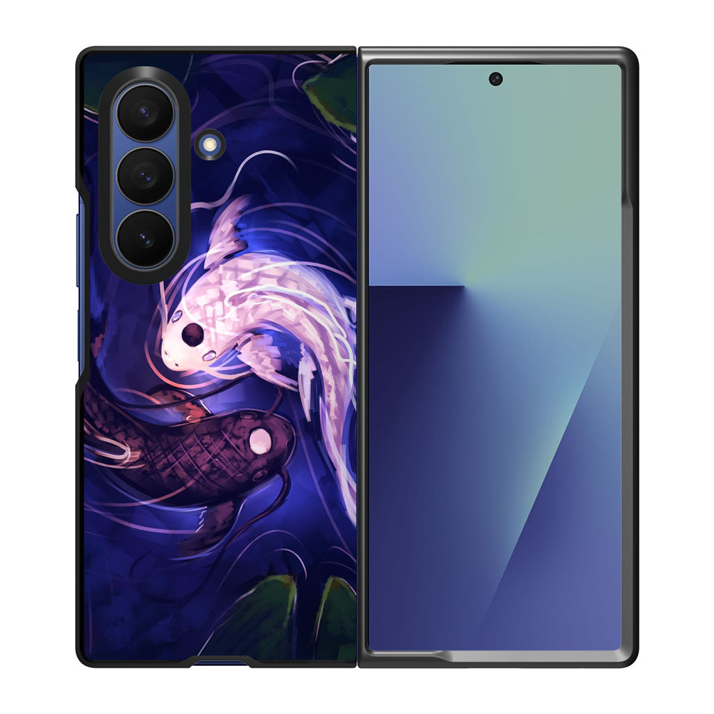 Yin And Yang Fish Avatar The Last Airbender Samsung Galaxy Z Fold 7 Case
