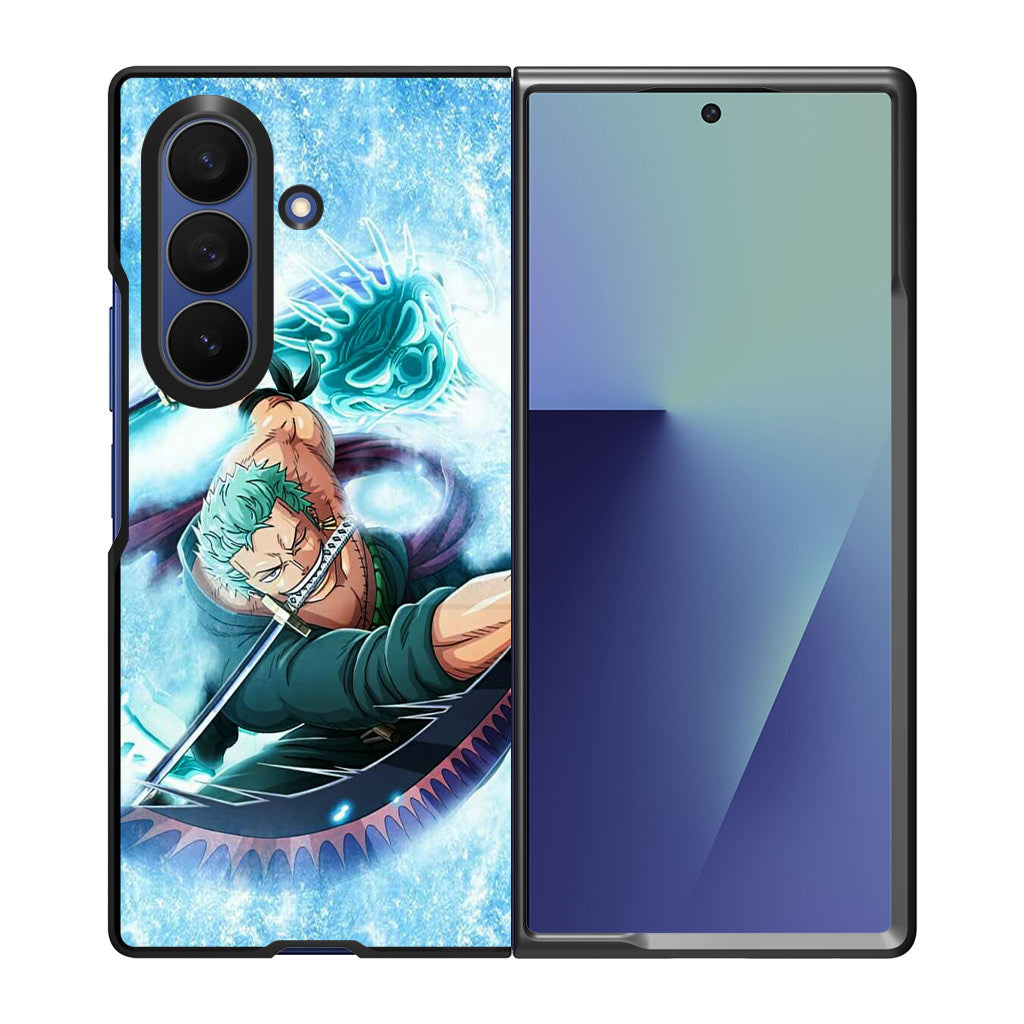 Zoro The Dragon Swordsman Samsung Galaxy Z Fold 7 Case