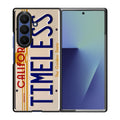 Back to the Future License Plate Timeless Samsung Galaxy Z Fold 7 Case
