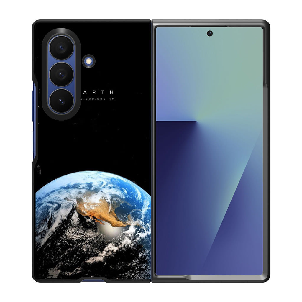 Planet Earth Samsung Galaxy Z Fold 7 Case