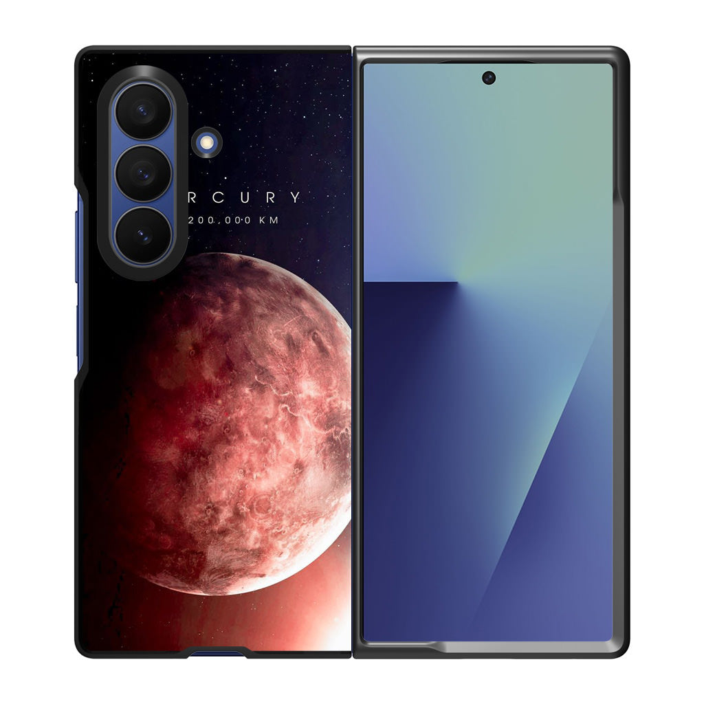 Planet Mercury Samsung Galaxy Z Fold 7 Case