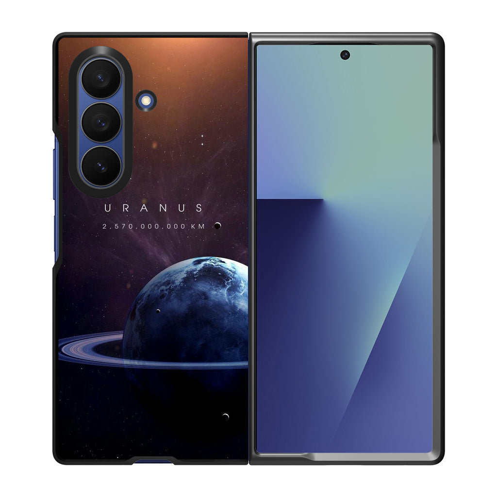 Planet Uranus Samsung Galaxy Z Fold 7 Case