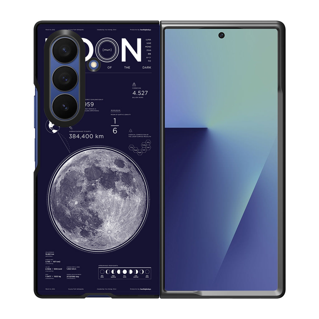 The Moon Samsung Galaxy Z Fold 7 Case