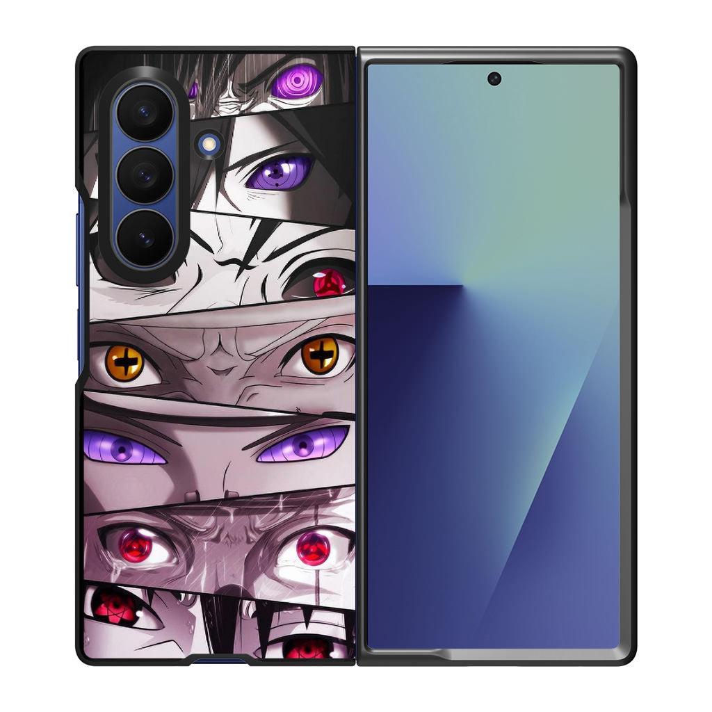 The Powerful Eyes on Naruto Samsung Galaxy Z Fold 7 Case