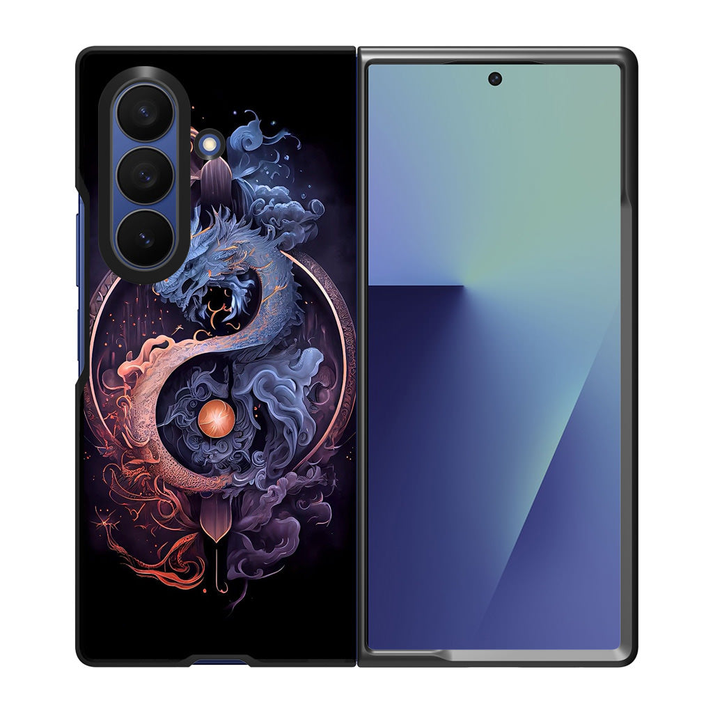 Dragon Yin Yang Samsung Galaxy Z Fold 7 Case