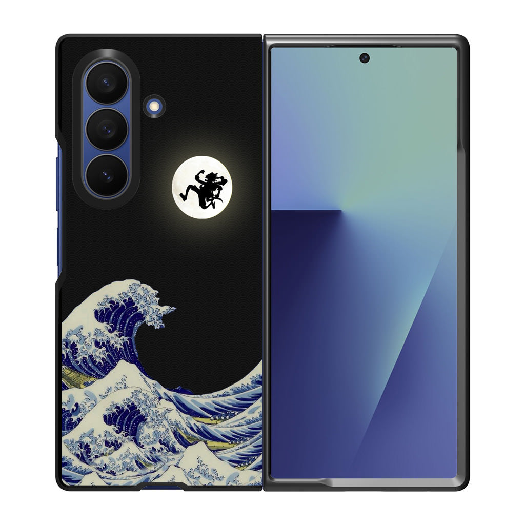 God Of Sun Nika With The Great Wave Off Samsung Galaxy Z Fold 7 Case