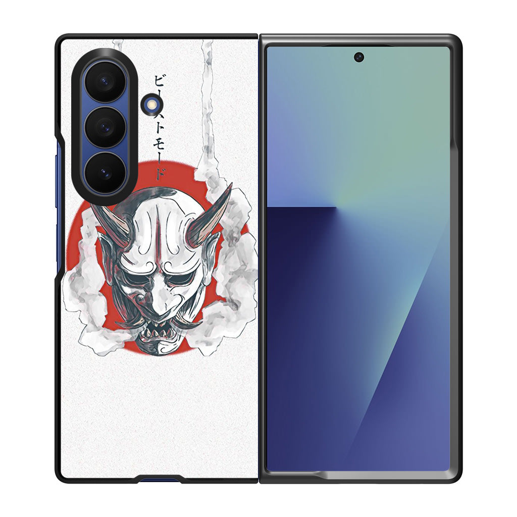 Japanese Oni Mask Samsung Galaxy Z Fold 7 Case