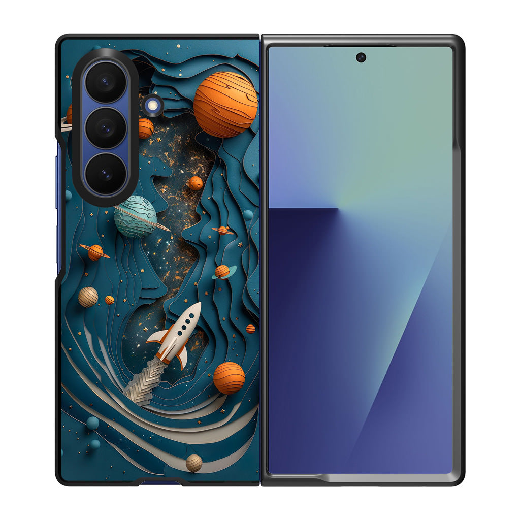Cardboard Cosmos Samsung Galaxy Z Fold 7 Case