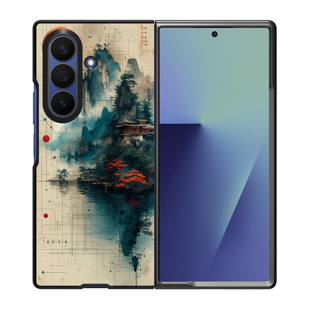 Code of the Crimson Moon Samsung Galaxy Z Fold 7 Case