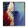 Colorful Feathers Art Samsung Galaxy Z Fold 7 Case