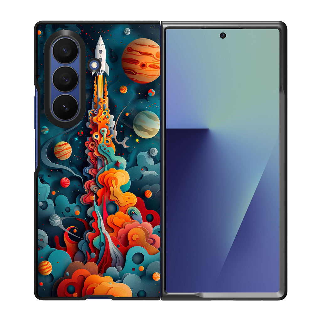 Cosmic Ignition Samsung Galaxy Z Fold 7 Case