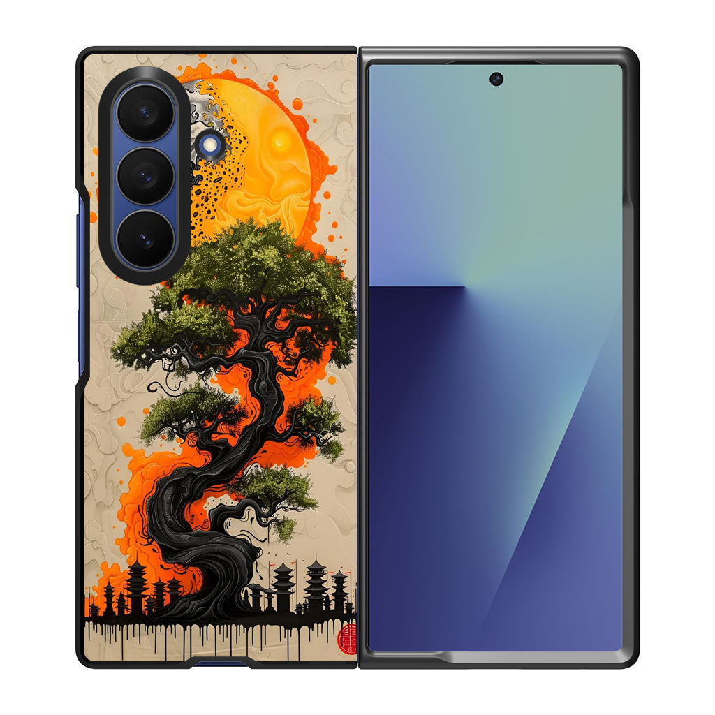 Eclipse of the Eternal Bonsai Samsung Galaxy Z Fold 7 Case