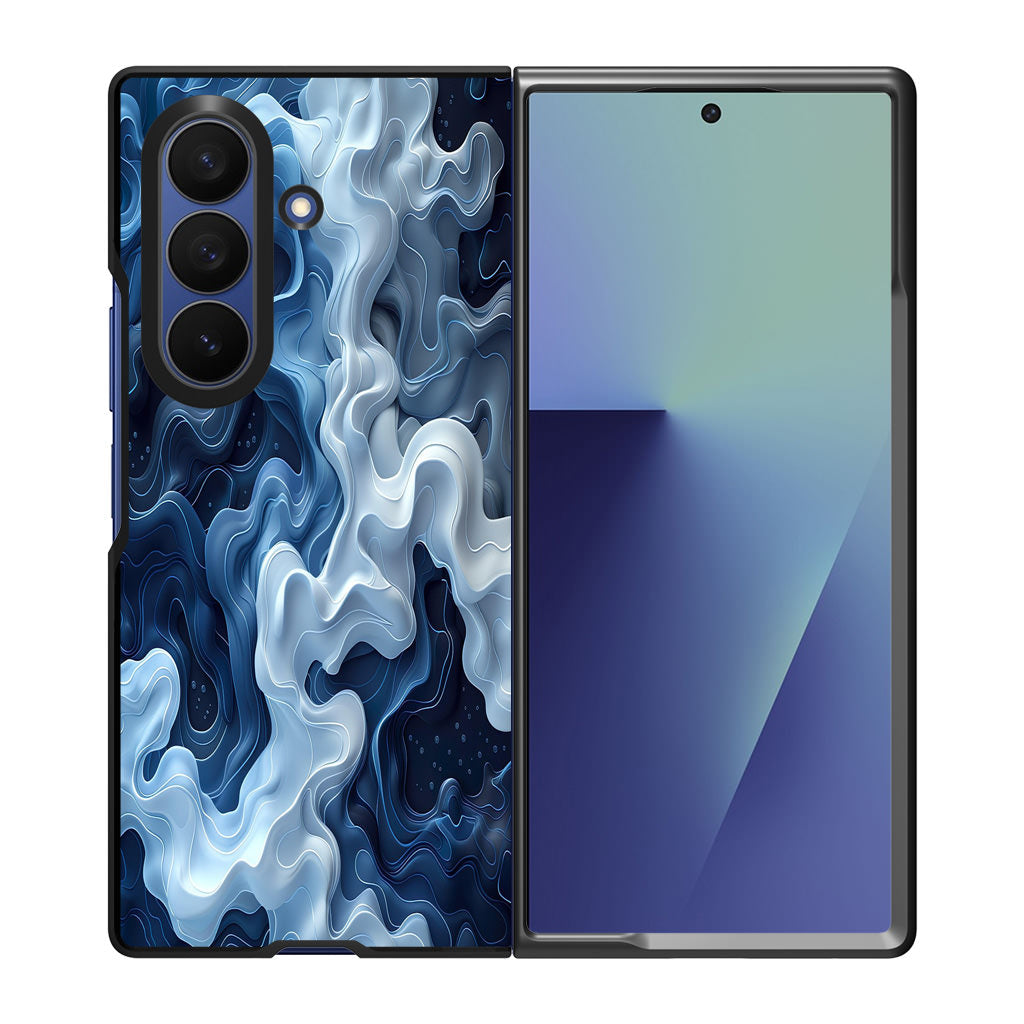 Frozen Waves Samsung Galaxy Z Fold 7 Case