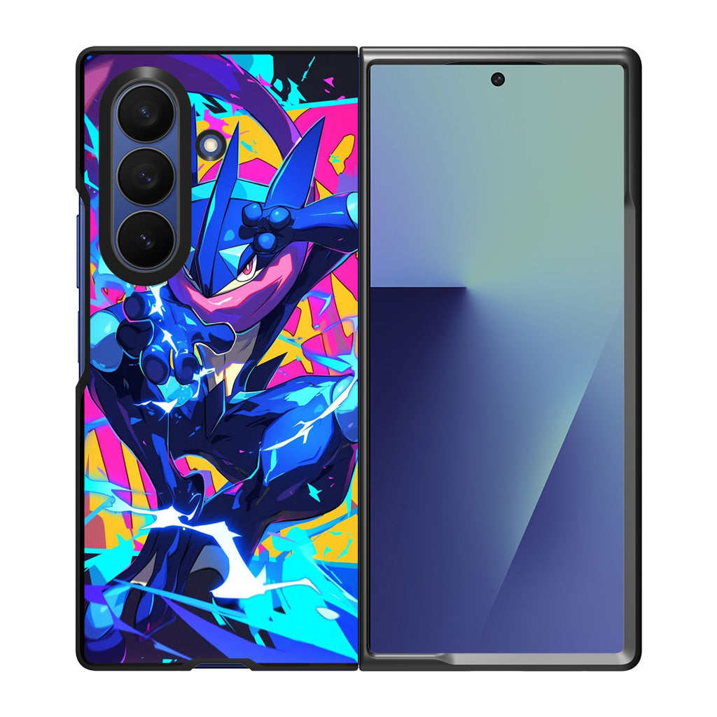 Greninja Aqua Blast Samsung Galaxy Z Fold 7 Case