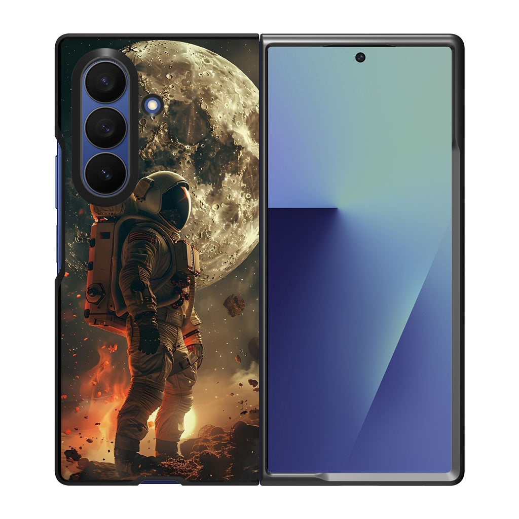 Lunar Sentinel Guardian of the Void Samsung Galaxy Z Fold 7 Case