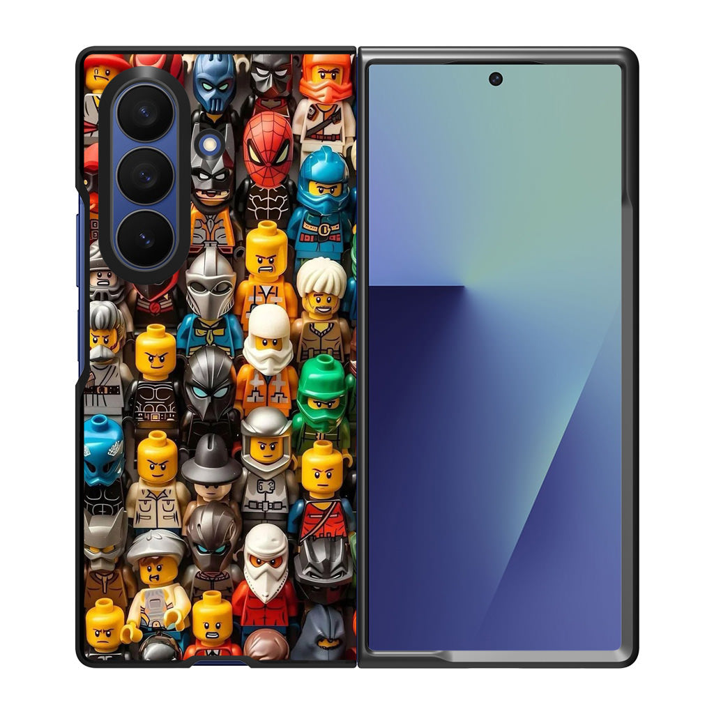 Mini Figures Heroes Assemble Samsung Galaxy Z Fold 7 Case