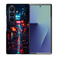 Neon Veins Of The Cyber City Samsung Galaxy Z Fold 7 Case
