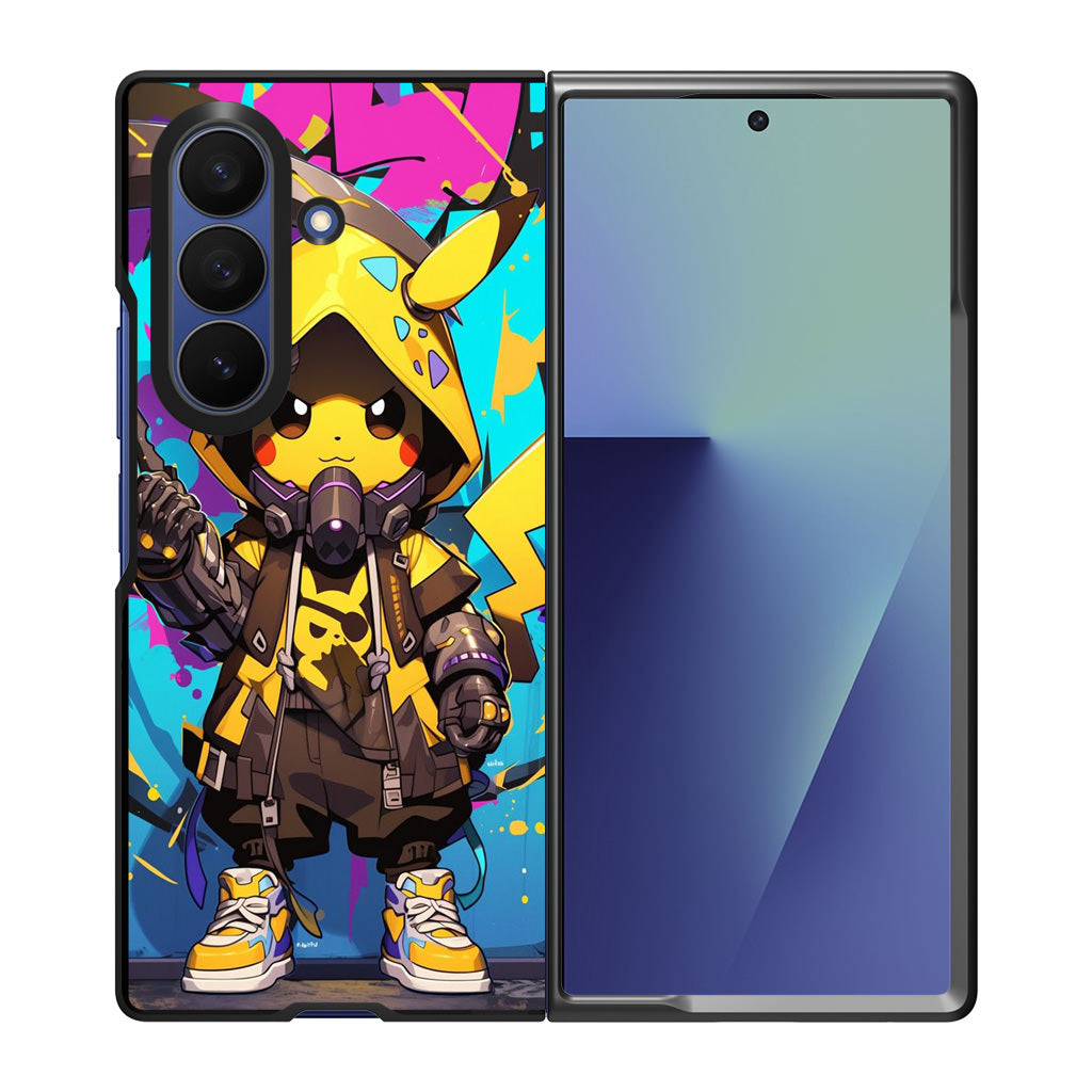 Pikachu Street Shock Assassin Samsung Galaxy Z Fold 7 Case