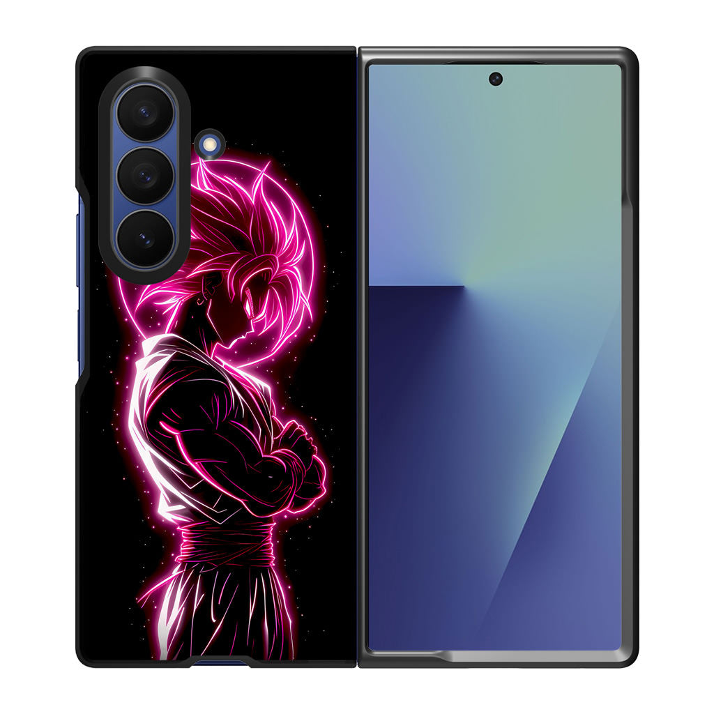 Pink Radiant Saiyan Samsung Galaxy Z Fold 7 Case